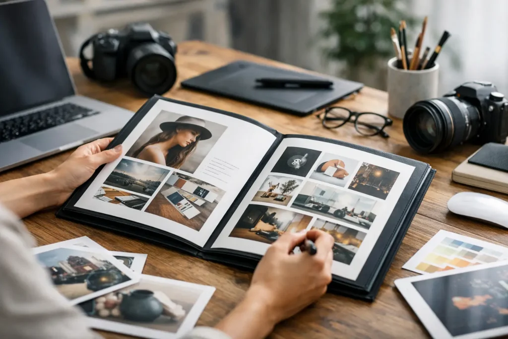 Portfolio für Kreativberufe erstellen lernen